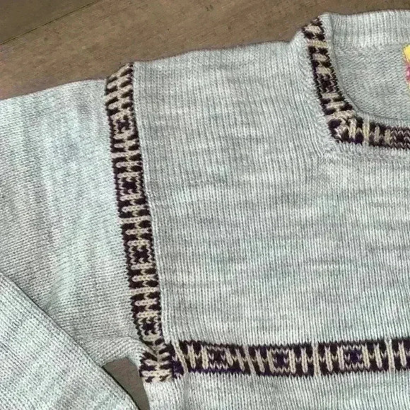 Vintage 1970’s Beewear Sportswear square neck sweater - Picture 4 of 5